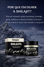 Shilajit 100% Puro 💎 Fonte de Energia Vital do Himalaia
